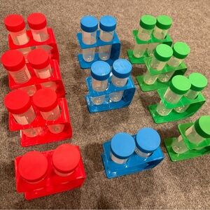 Science experiment test tubes (11 sets/22 tubes) kids